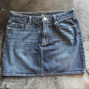 Gap Mini Denim Jean Skirt